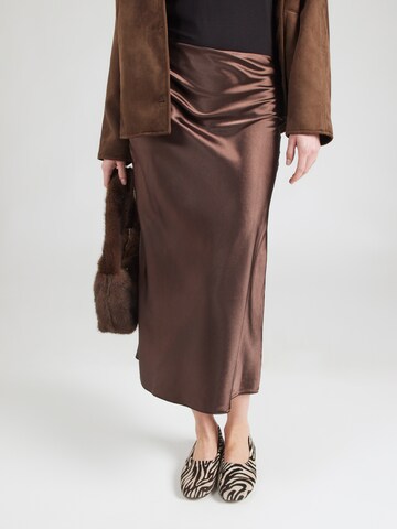 ABOUT YOU Sukně 'Luciana' – hnědá: přední strana