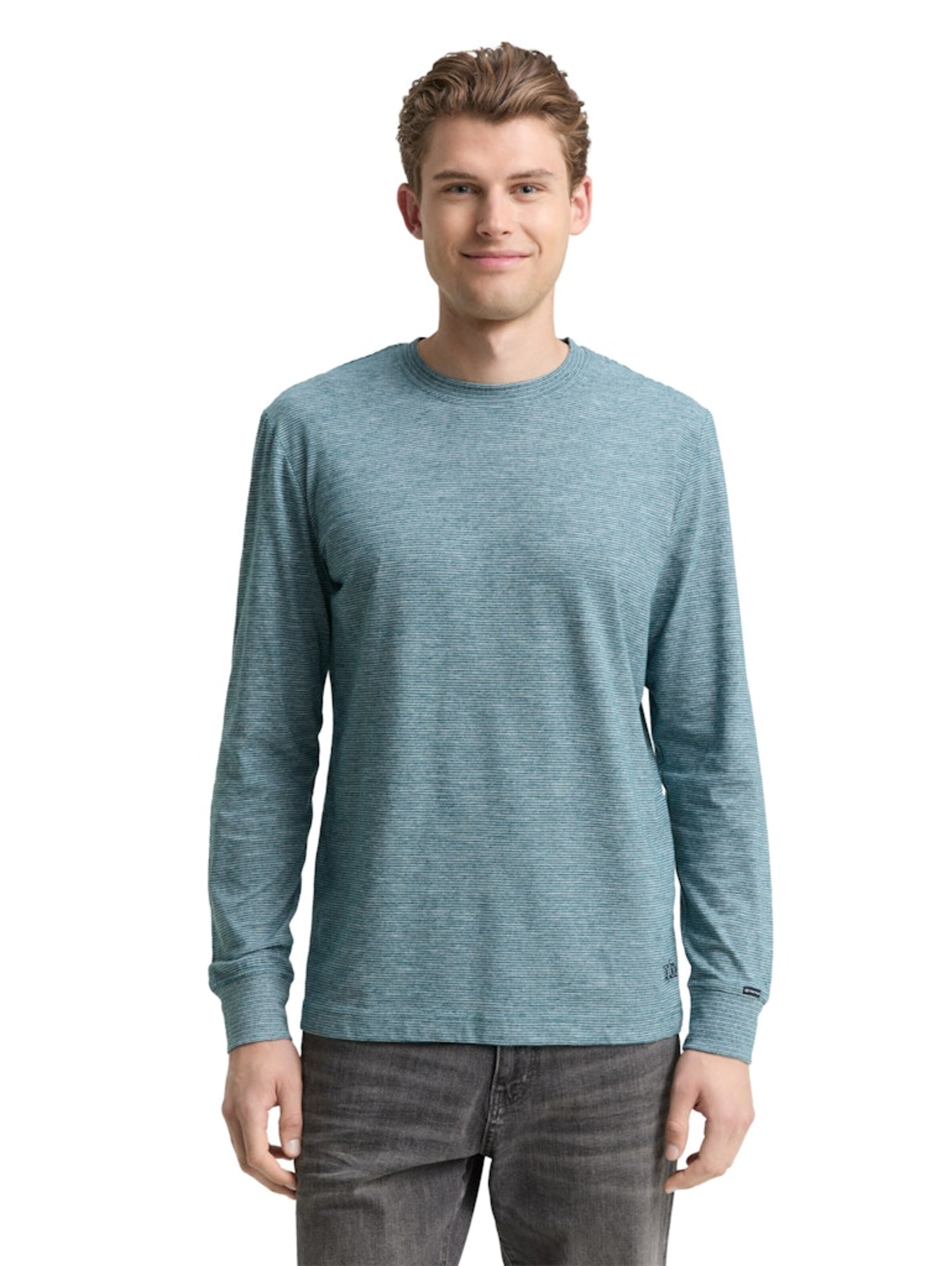 TOM TAILOR Футболка в Зеленый: спереди