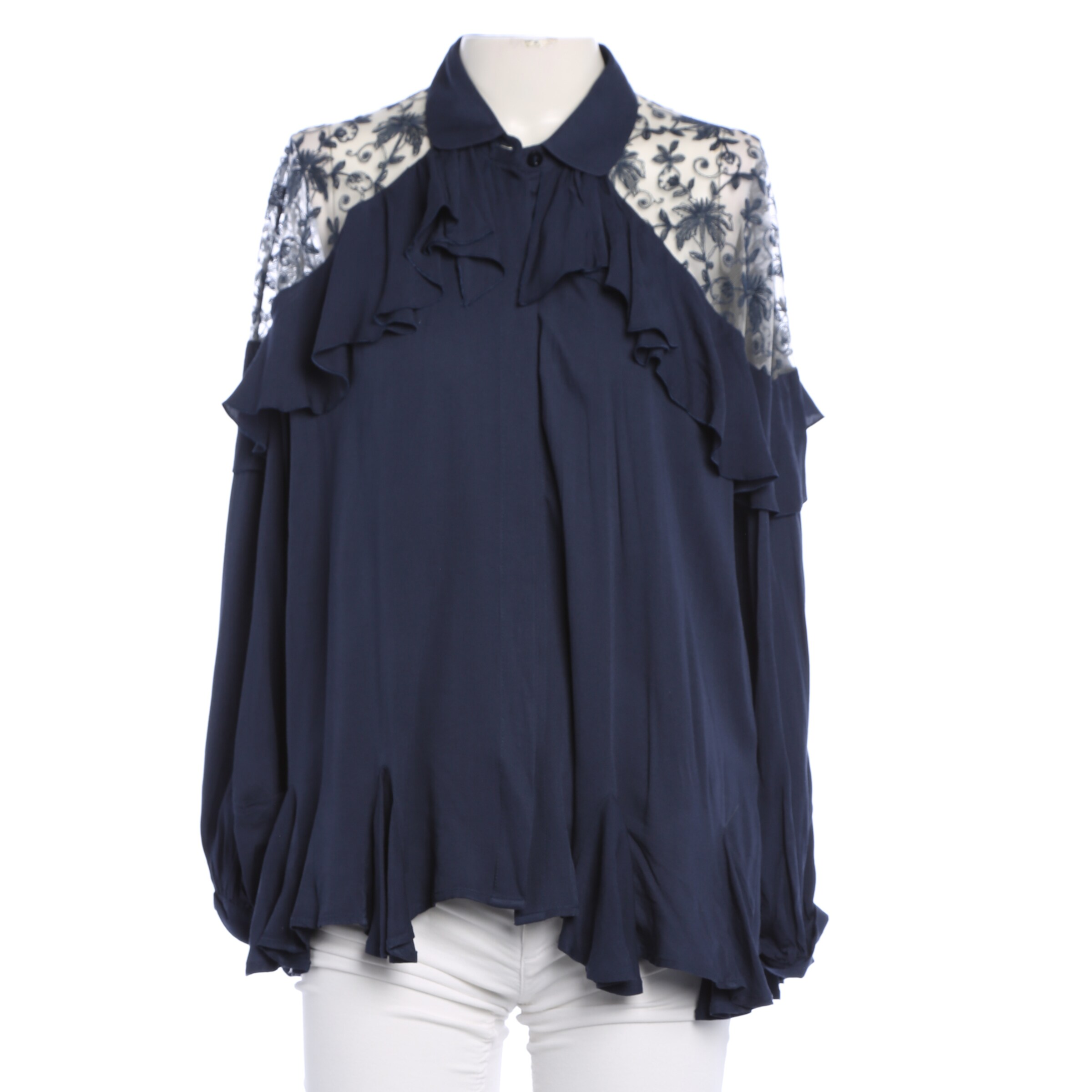 High Use Blouse & Tunic in XS in Blue: front