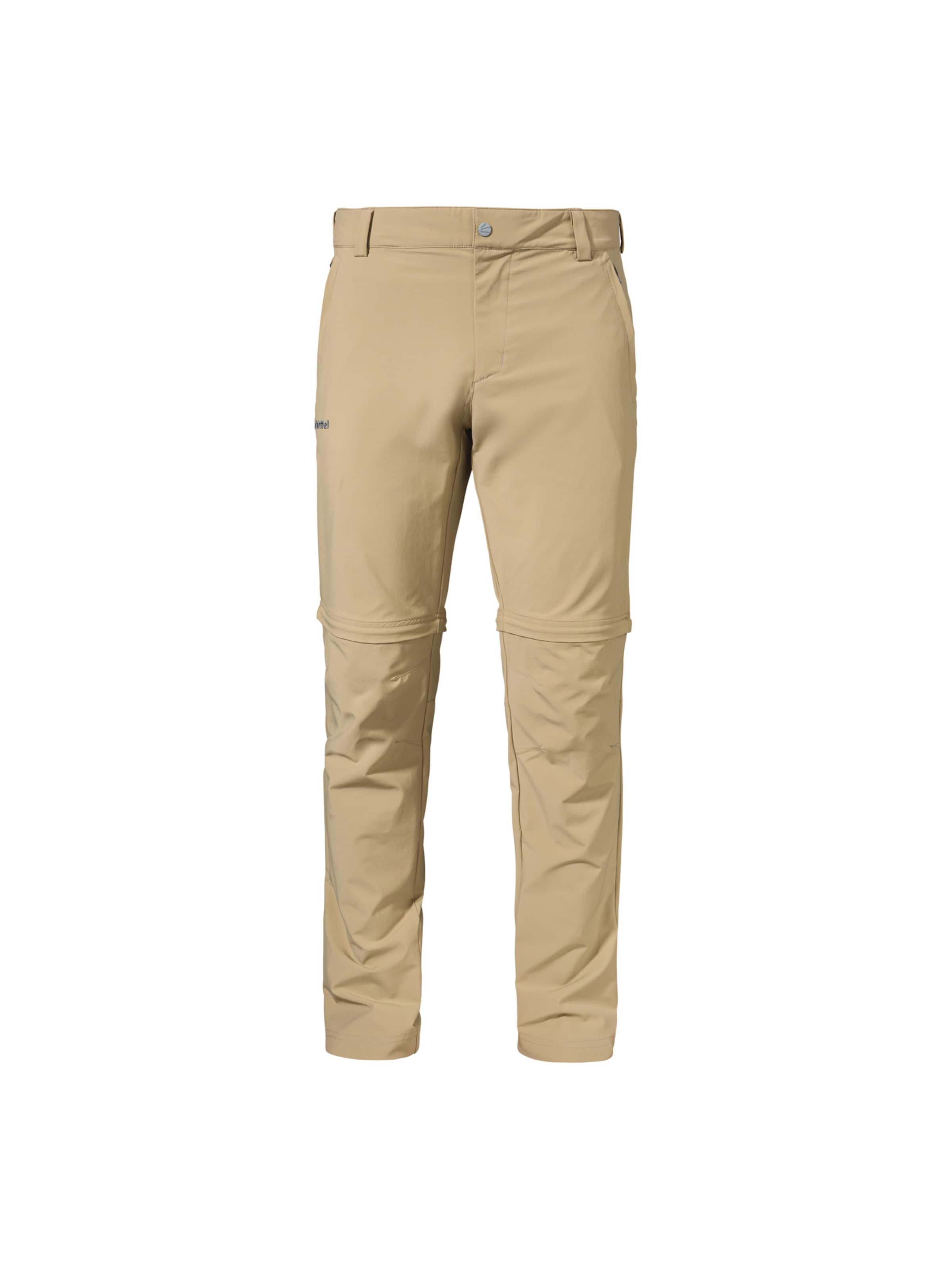 Schöffel Slimfit Outdoorhose 'Folkstone' in Beige: Vorderseite