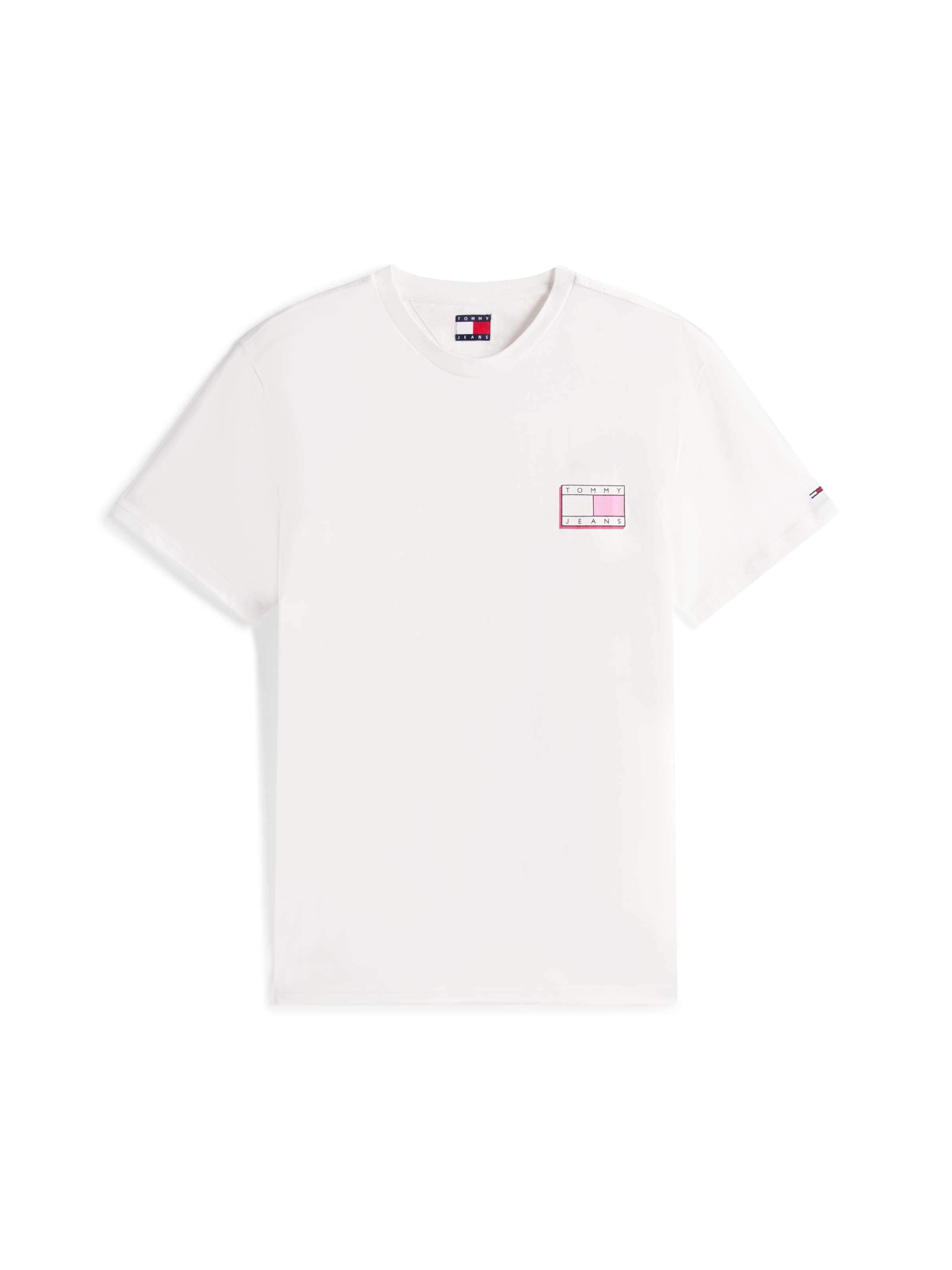 Tommy Jeans - Camisa em branco: frente