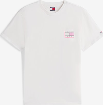 Marškinėliai iš Tommy Jeans, spalva – tamsiai mėlyna / rožinė / rožių spalva / balta, Prekių apžvalga