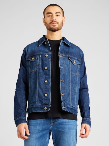 7 for all mankind Between-Season Jacket in Blue: front