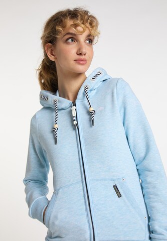 Schmuddelwedda Zip-Up Hoodie in Blue