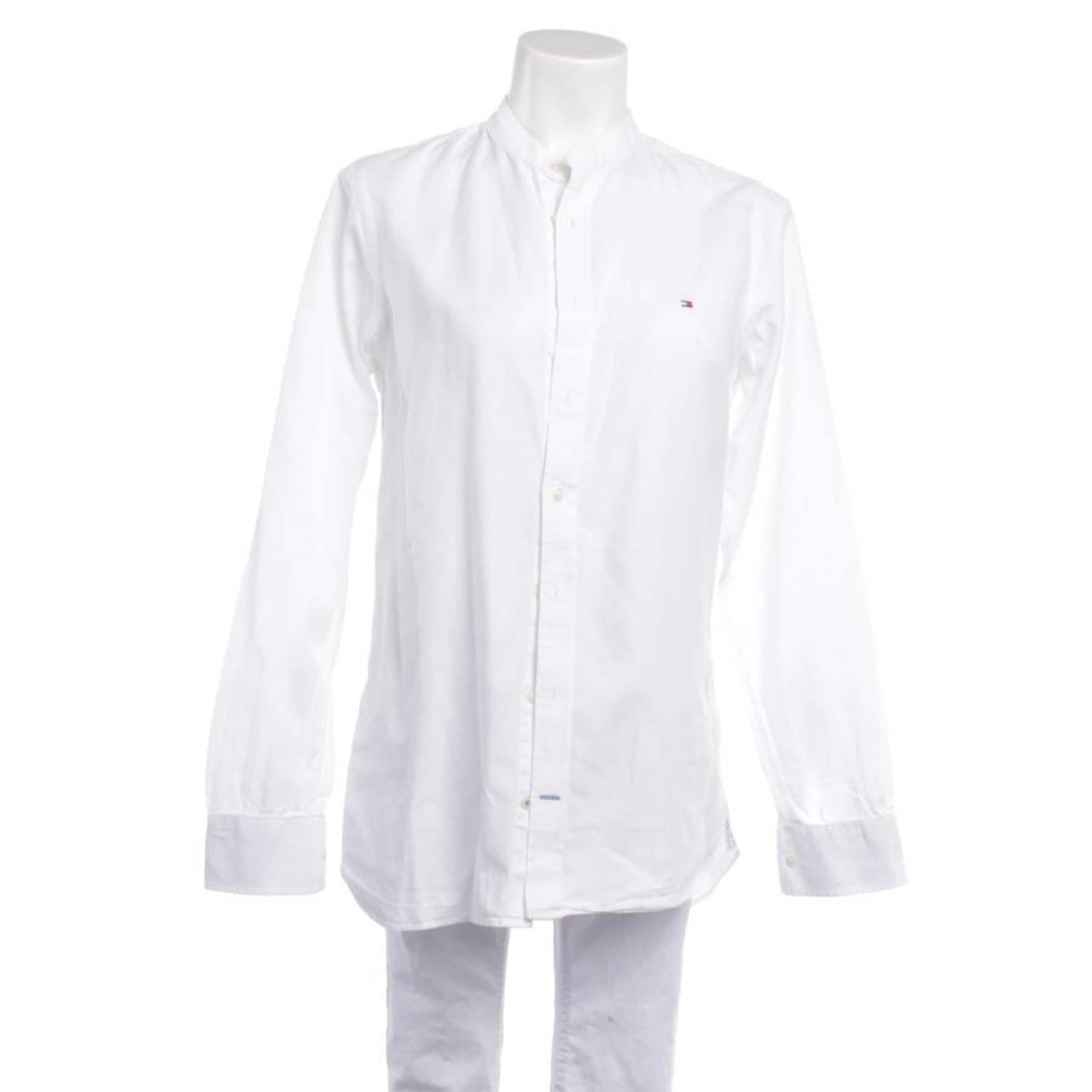 TOMMY HILFIGER Button Up Shirt in S in White: front