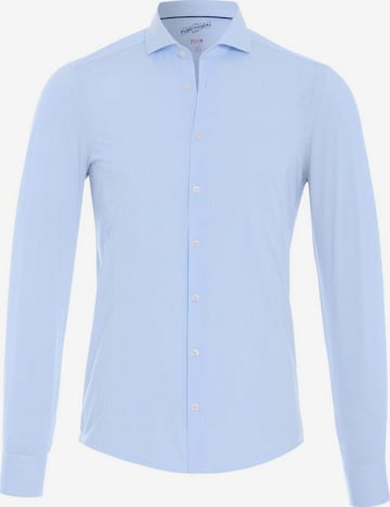 PURE Overhemd in Blauw: voorkant