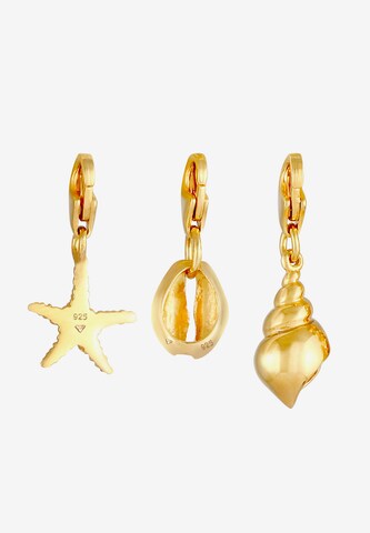 Nenalina Charm Muschel, Seestern in Gold