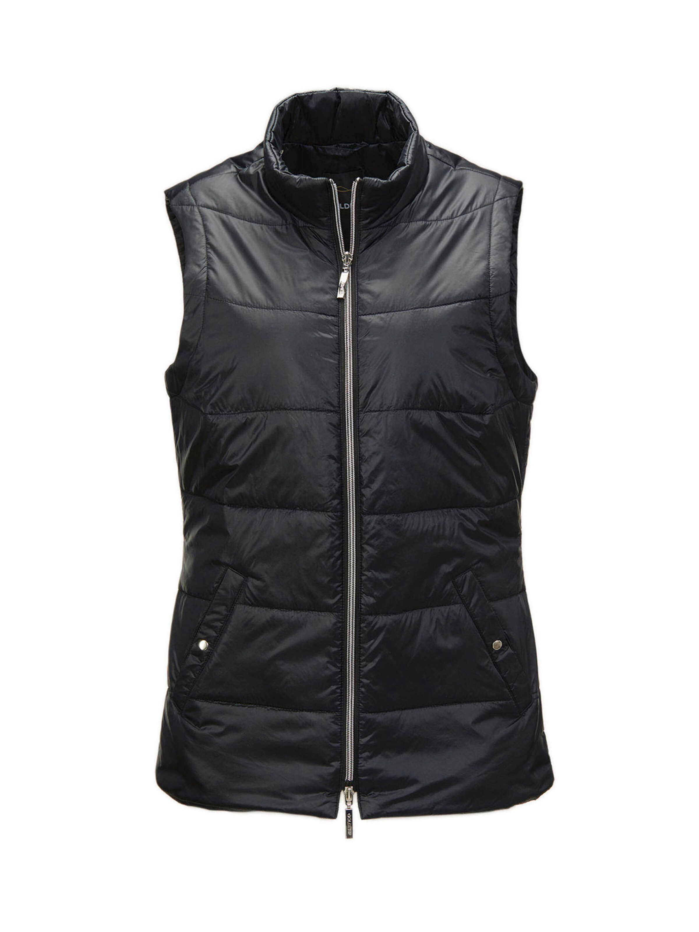 Goldner Weste in Schwarz: Vorderseite