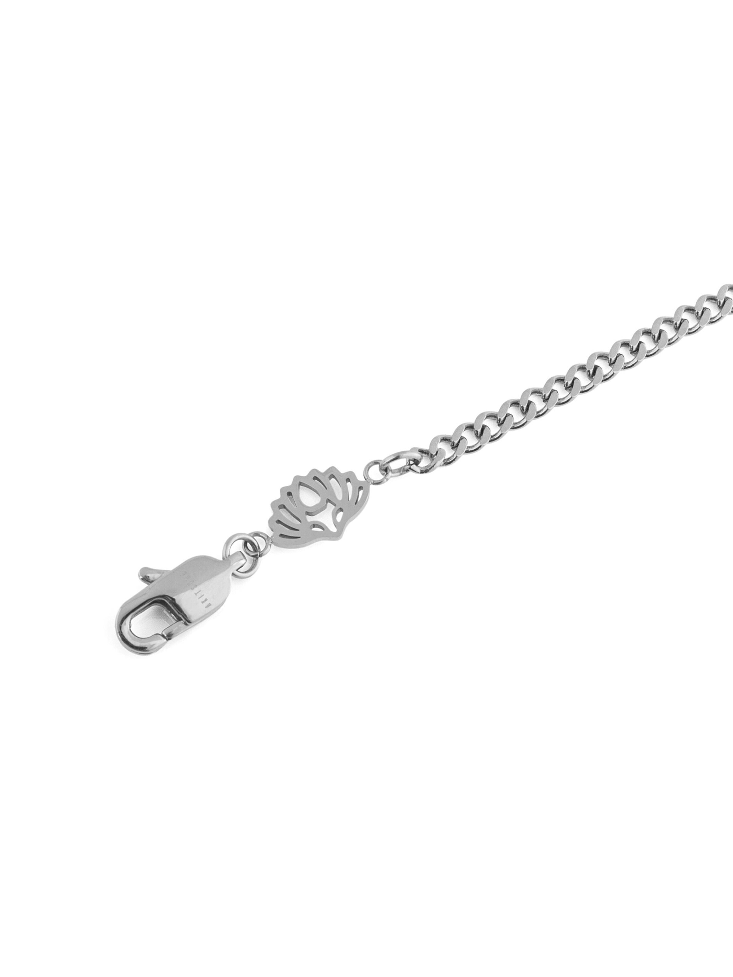 Akitsune Bracelet 'Via Cuban' in Silver