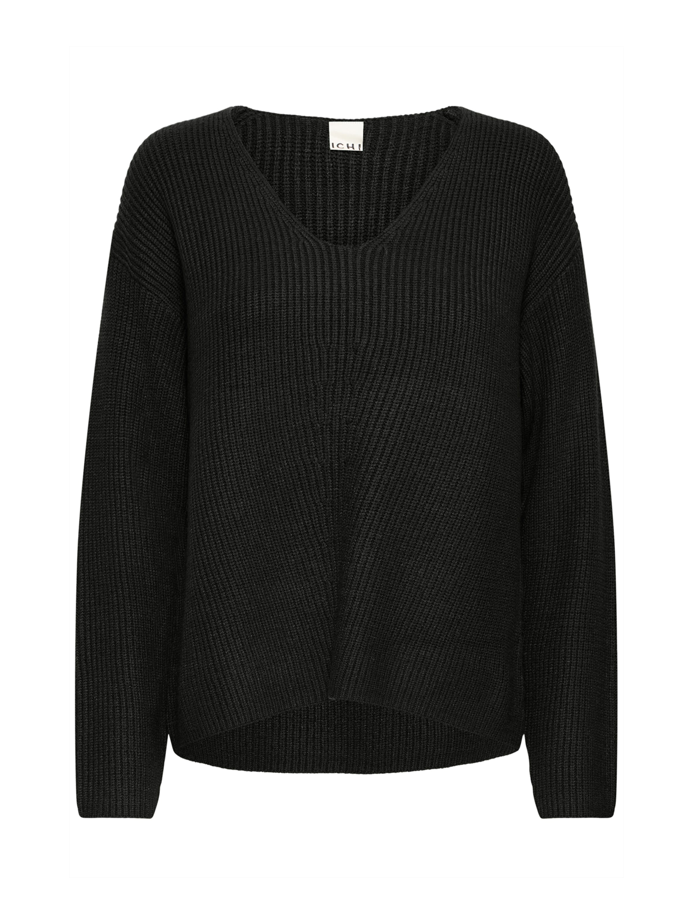 ICHI Svetr 'IHCHana' – černá: přední strana
