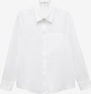 MANGO Bluse 'LINO' in Weiß: predná strana