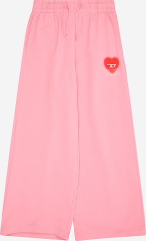 DIESEL Wide Leg Housut värissä vaaleanpunainen: etupuoli