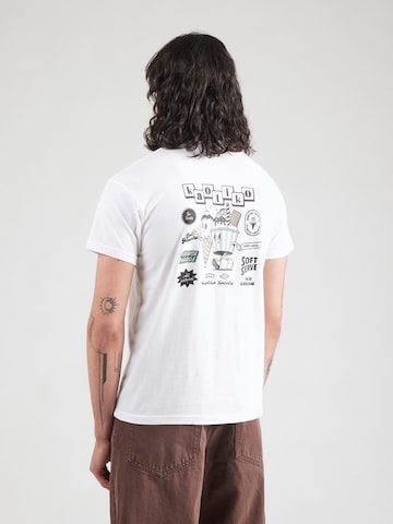 T-Shirt 'ICE CREAM' Kaotiko en blanc : devant