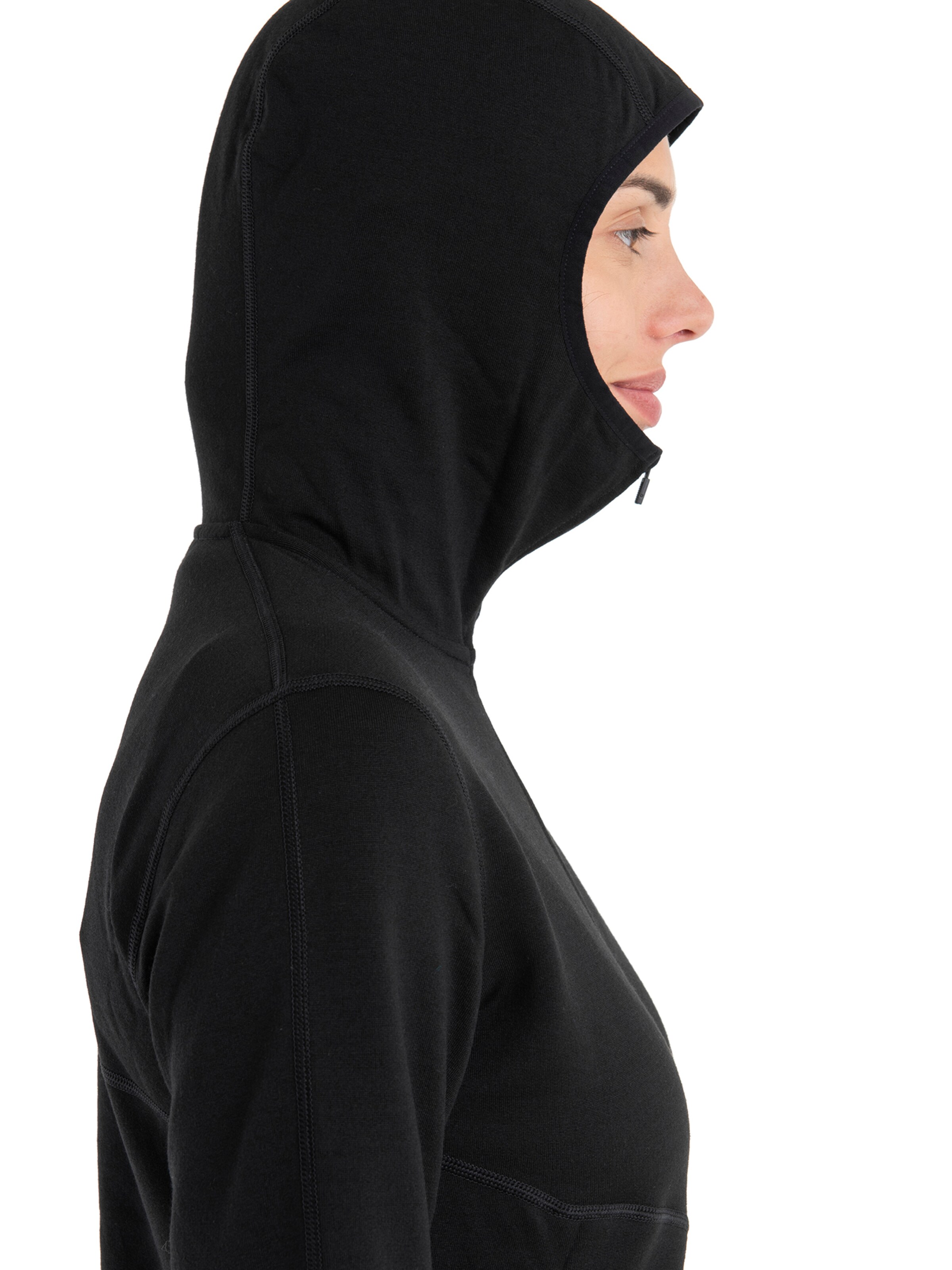 ICEBREAKER Sweatjacke 'Mer Mer 560 Realfleece Elemental II' in Schwarz