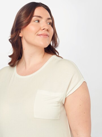 T-shirt 'Dava' Vero Moda Curve en blanc