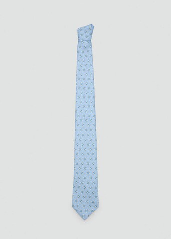 MANGO MAN Tie 'Cuadrado' in Blue