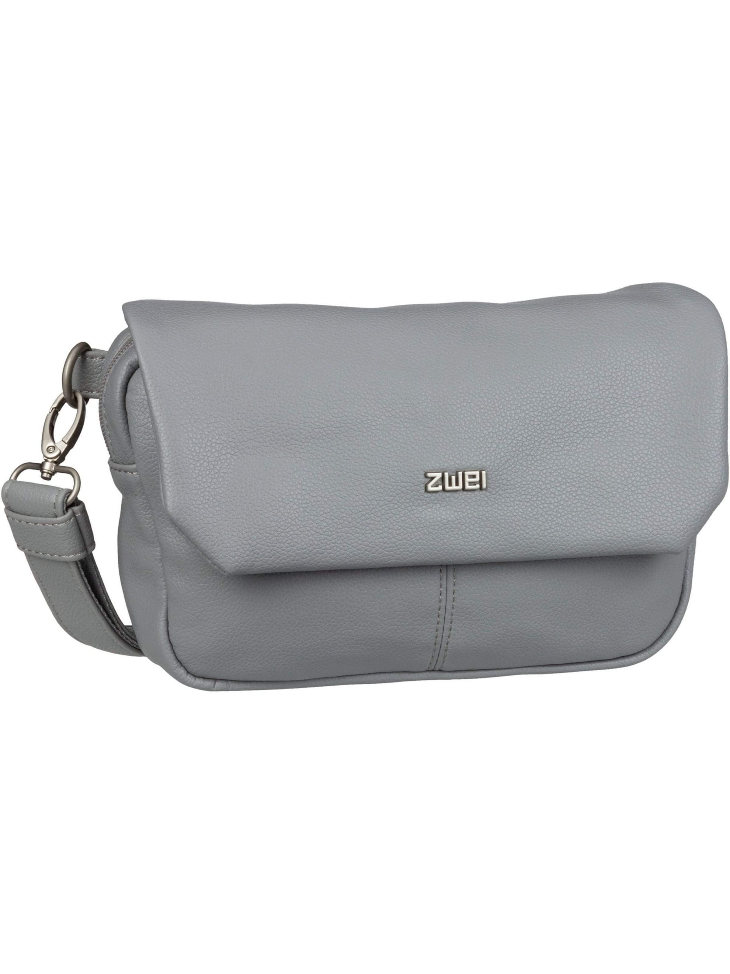 ZWEI Crossbody bag 'Mademoiselle MH40' in Grey: front