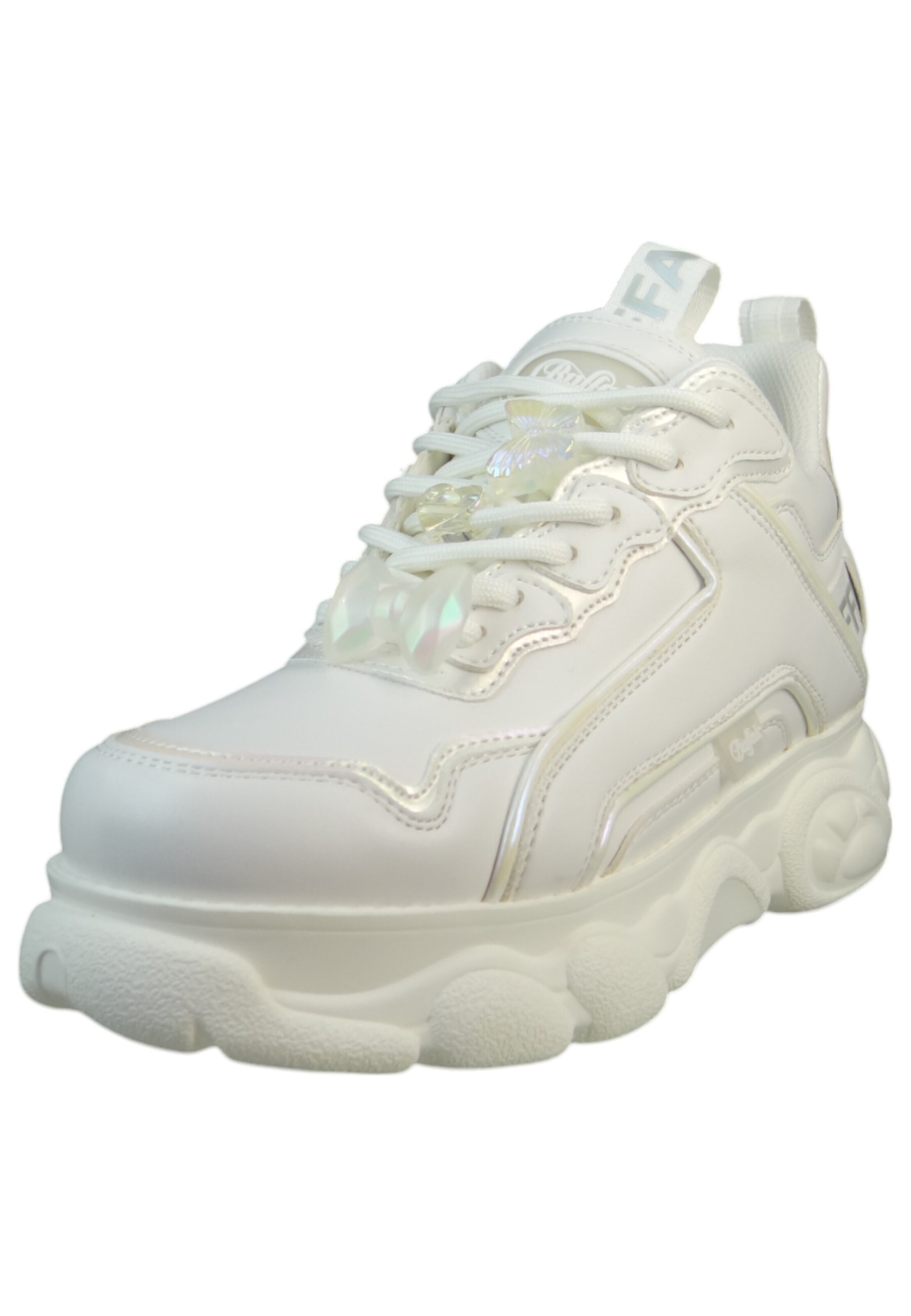 BUFFALO Sapatilhas baixas em branco, Vista do artigo