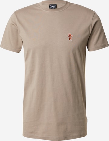 T-Shirt 'Cookieman' Iriedaily en gris : devant