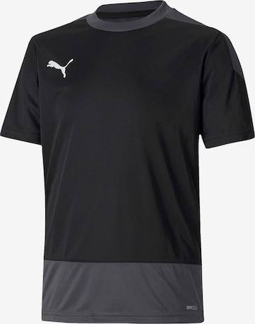 T-Shirt fonctionnel 'TeamGoal 23' PUMA en noir : devant