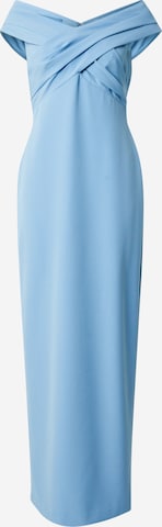 Robe de soirée Lauren Ralph Lauren en bleu : devant