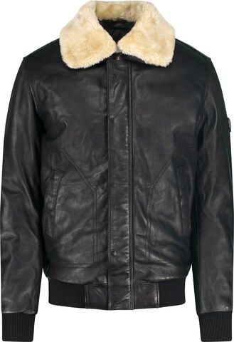 URBAN 5884® Lederjacke 'Charles' in Schwarz