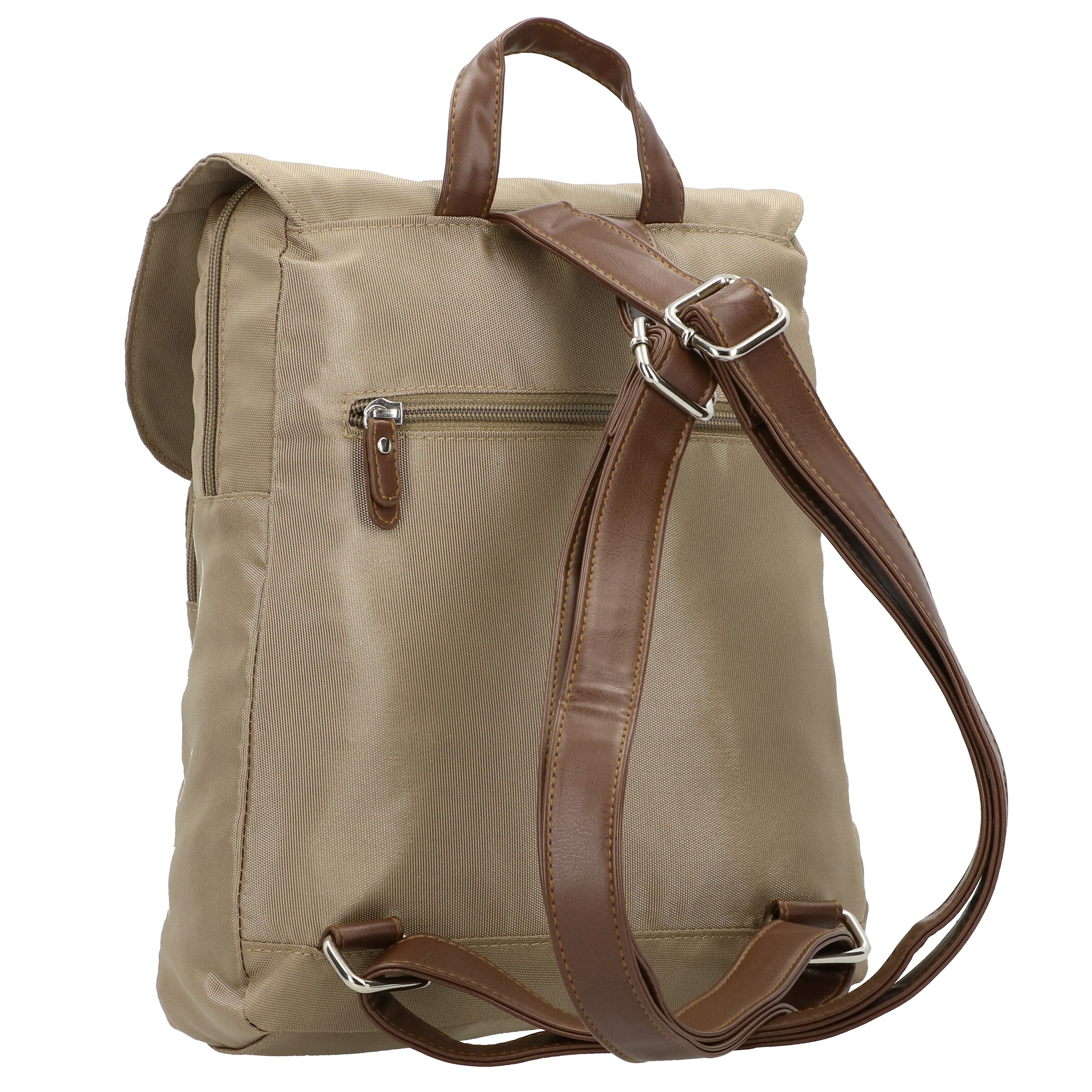 TOM TAILOR Backpack 'Rina' in Beige