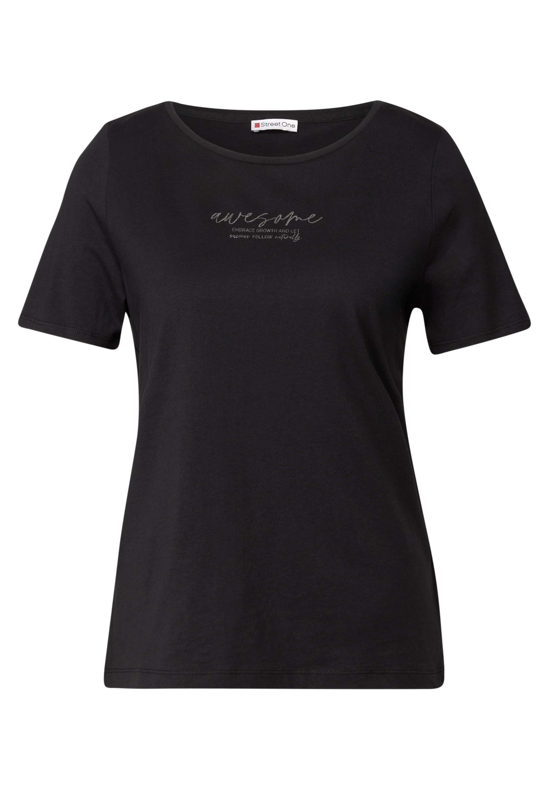 STREET ONE Shirt in Black: front