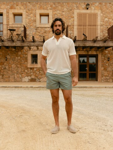 DAN FOX APPAREL Μπλουζάκι 'Hennes' σε μπεζ