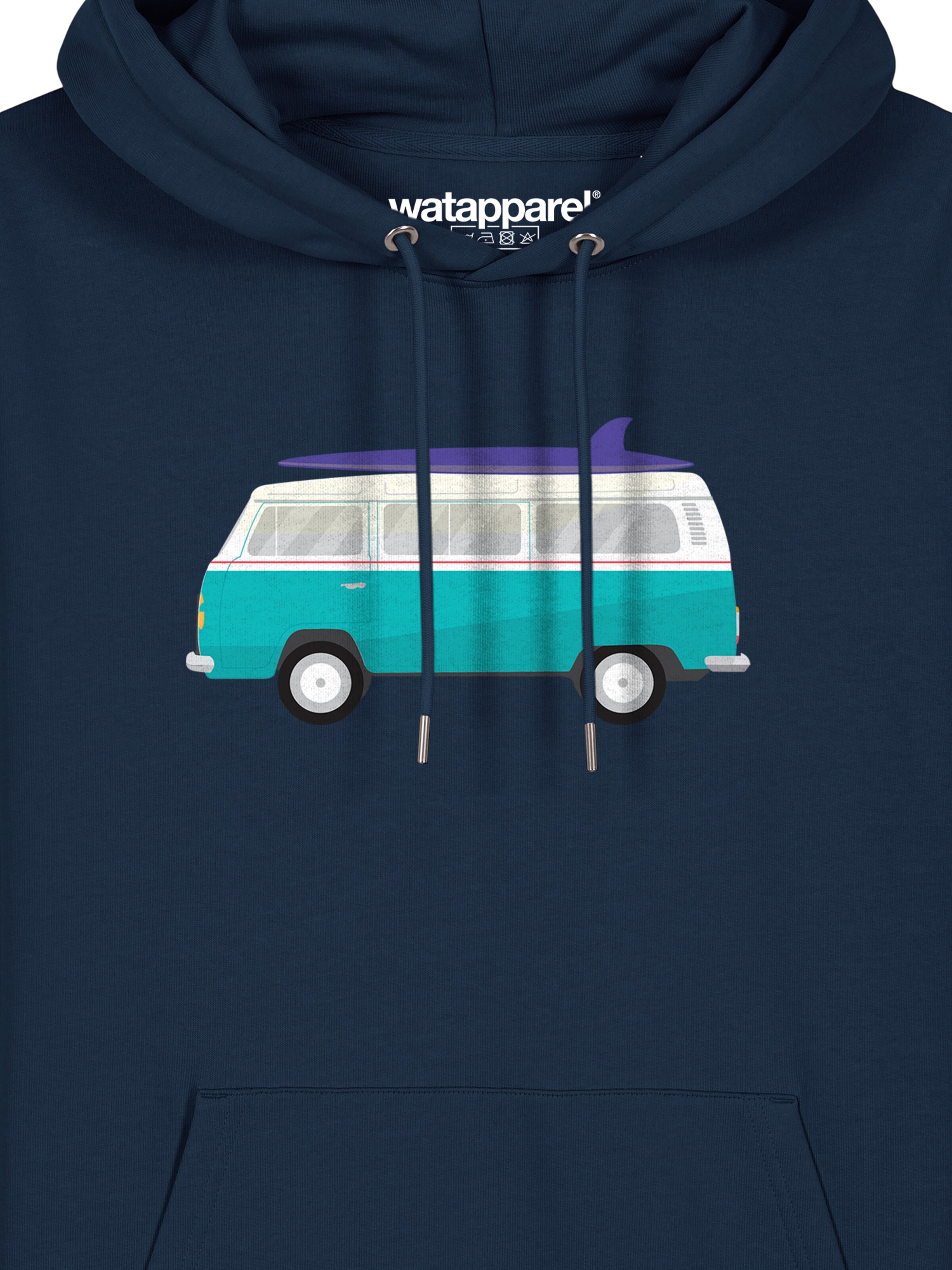 Sweat-shirt 'California Dream' Watapparel en bleu