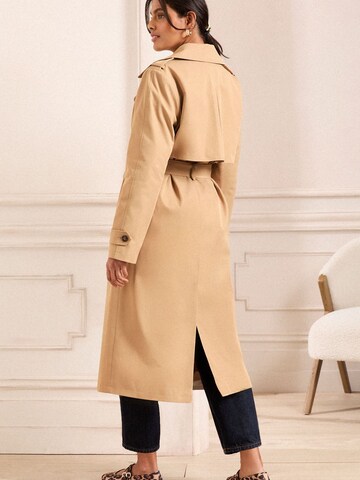 love & roses Between-Seasons Coat in Beige