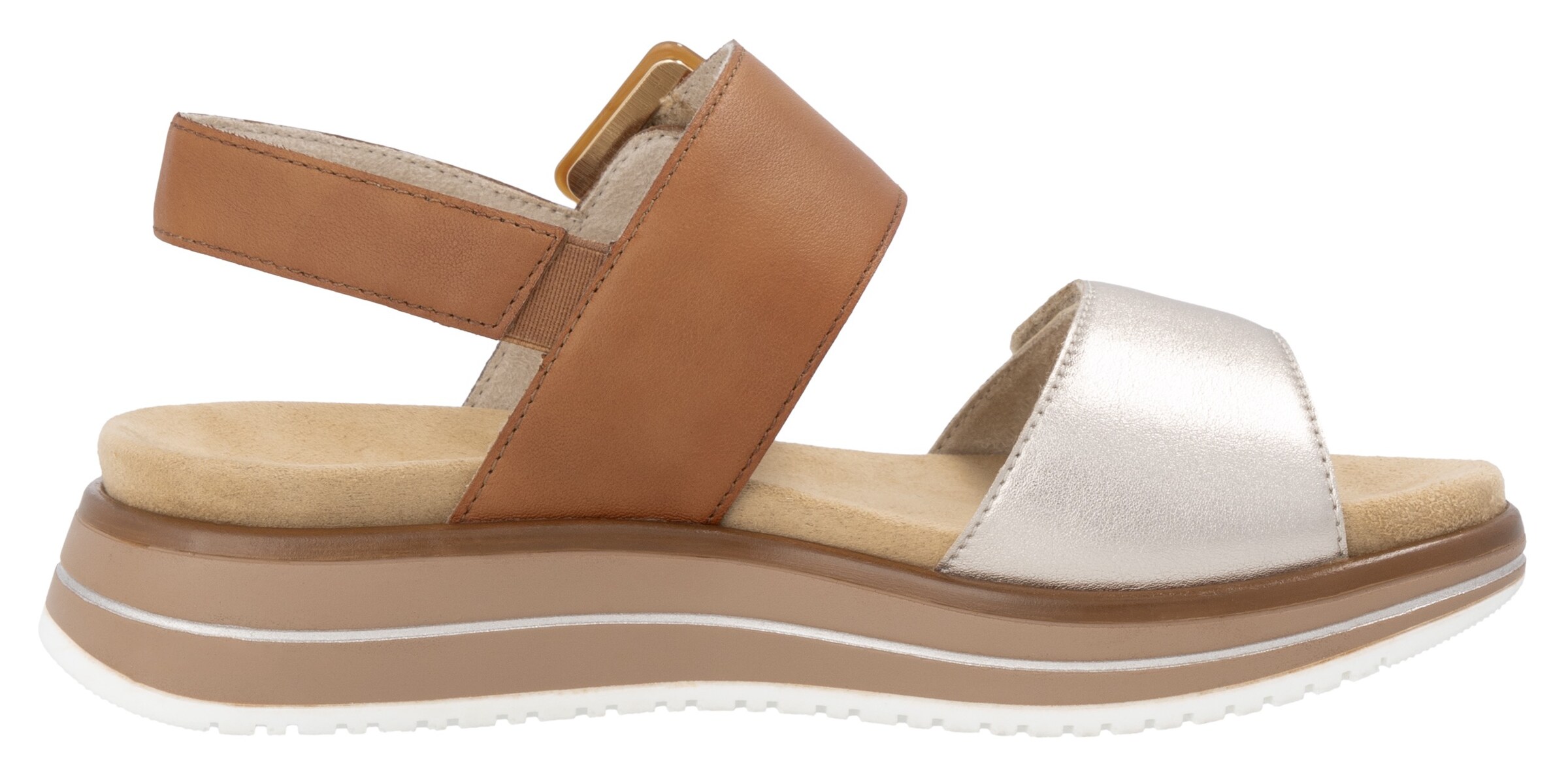 REMONTE Strap Sandals in Brown