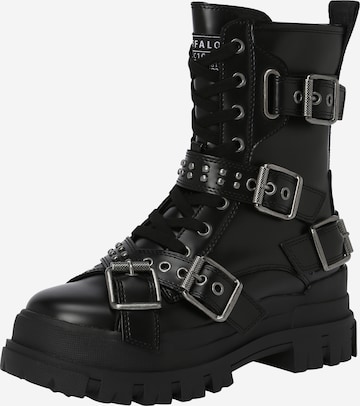 BUFFALO Boots σε μαύρο: μπροστά