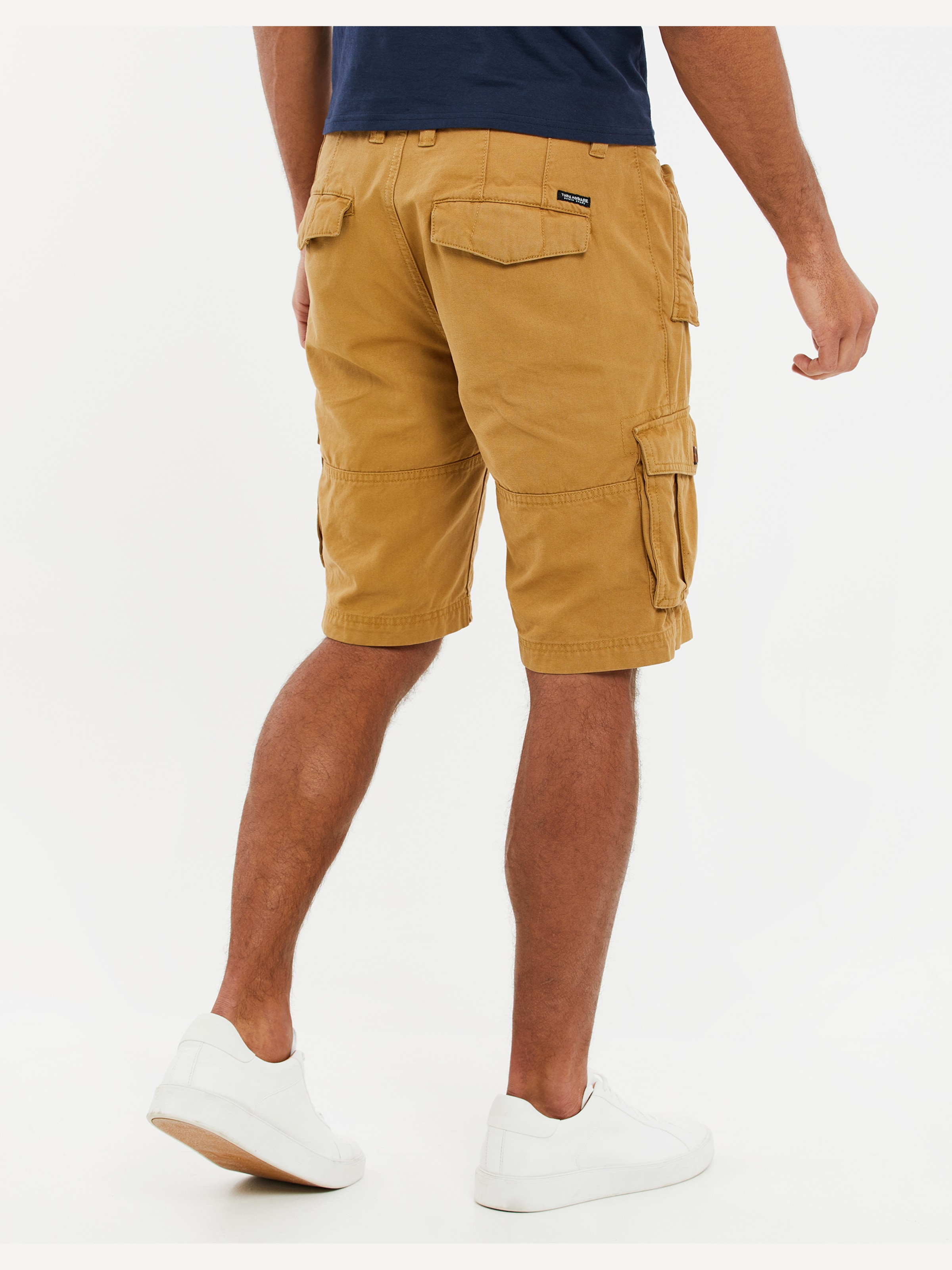 Männer Hosen Threadbare Shorts 'Lugo' in Camel - DC50982