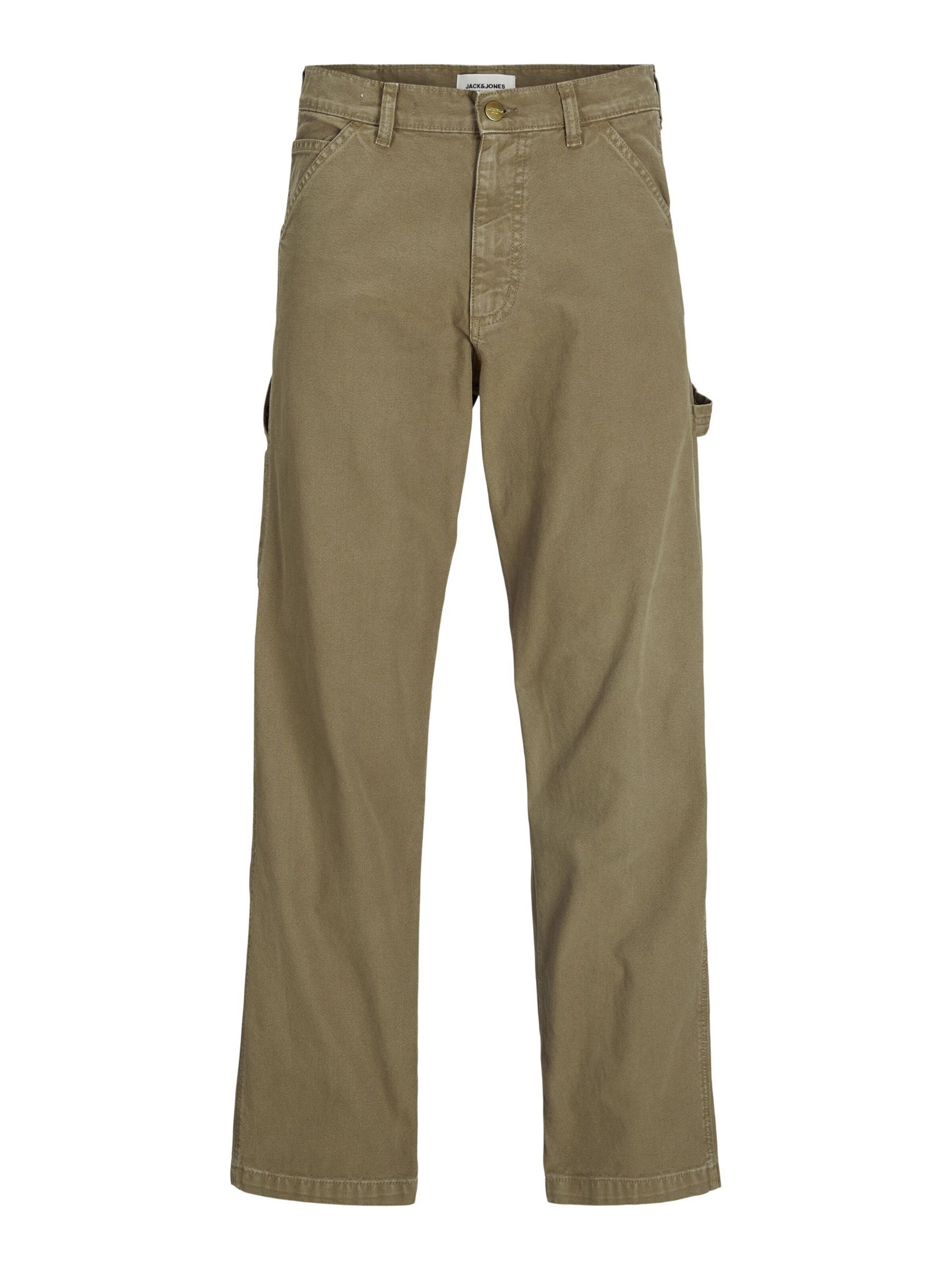 Jack & Jones Junior Loose fit Trousers in Green: front