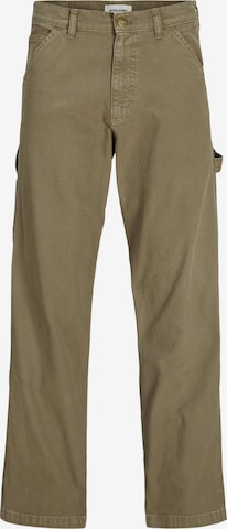 JACK & JONES Trousers 'JPSTEDDIE JJCARPENTER' in Green: front
