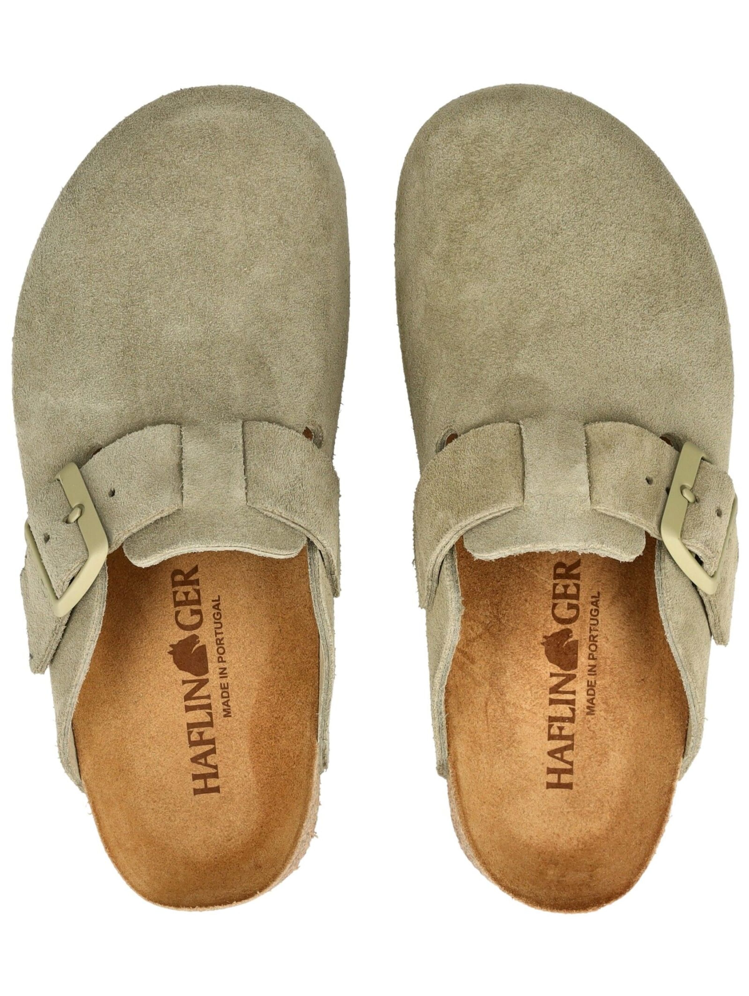 HAFLINGER Slipper in Green