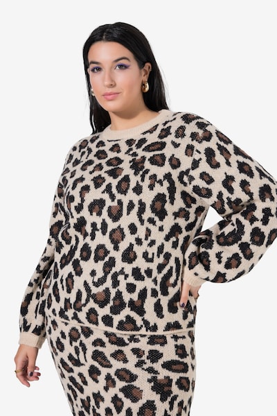 Studio Untold Sweater in Light beige / Brown / Black, Item view