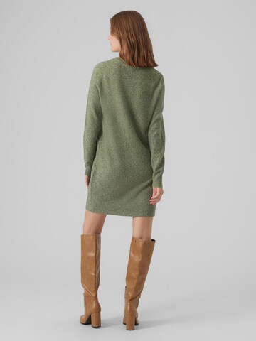 VERO MODA Knit dress 'Doffy' in Green