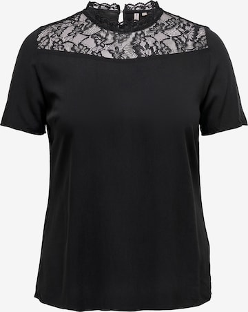 ONLY Carmakoma Blouse 'First' in Black: front
