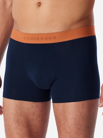 SCHIESSER Boksershorts '95/5 Multi' i blå: forside
