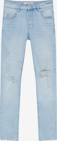 Jean Pull&Bear en bleu : devant