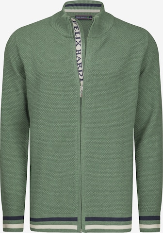 Vestes en maille Felix Hardy en vert : devant