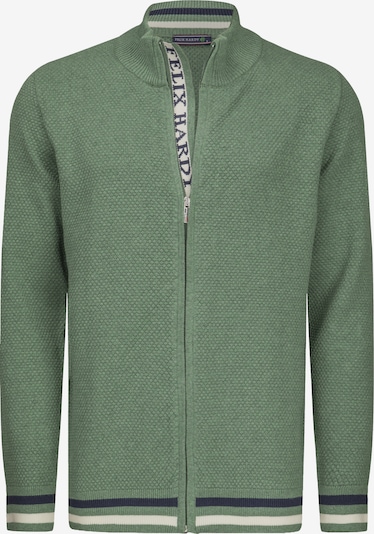 Felix Hardy Neuletakki värissä marine / oliivi / valkoinen, Tuotenäkymä