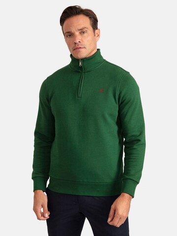 Sweat-shirt Williot en vert : devant