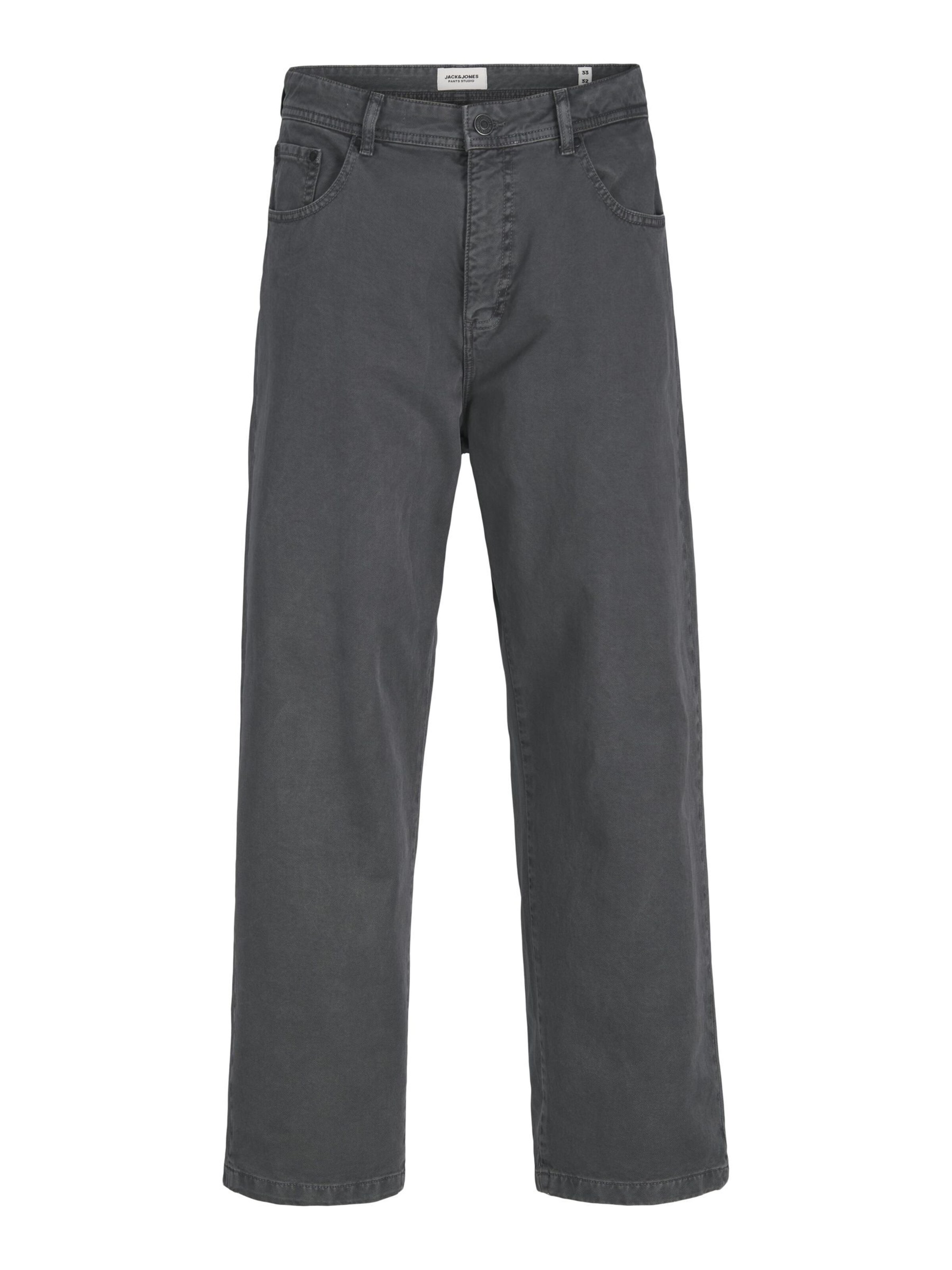 Jack & Jones Plus Regular Jeans in Grey: front