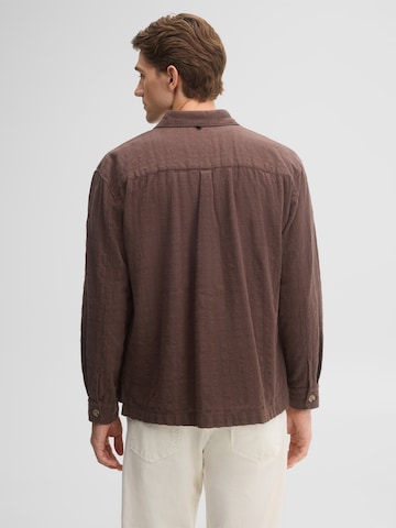 STRELLSON Comfort fit Overhemd in Bruin
