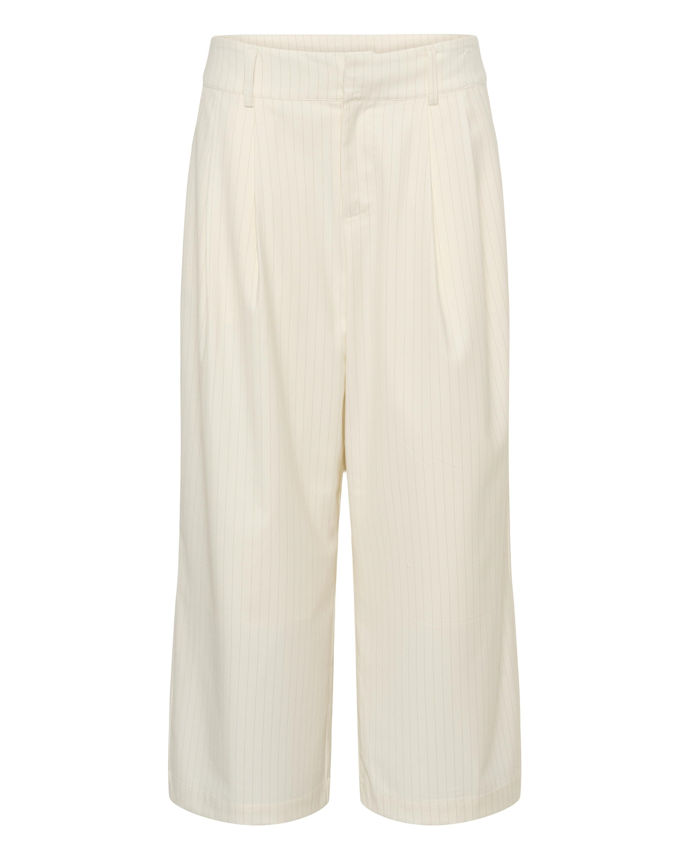 CULTURE Loose fit Pants 'Nilea' in White: front
