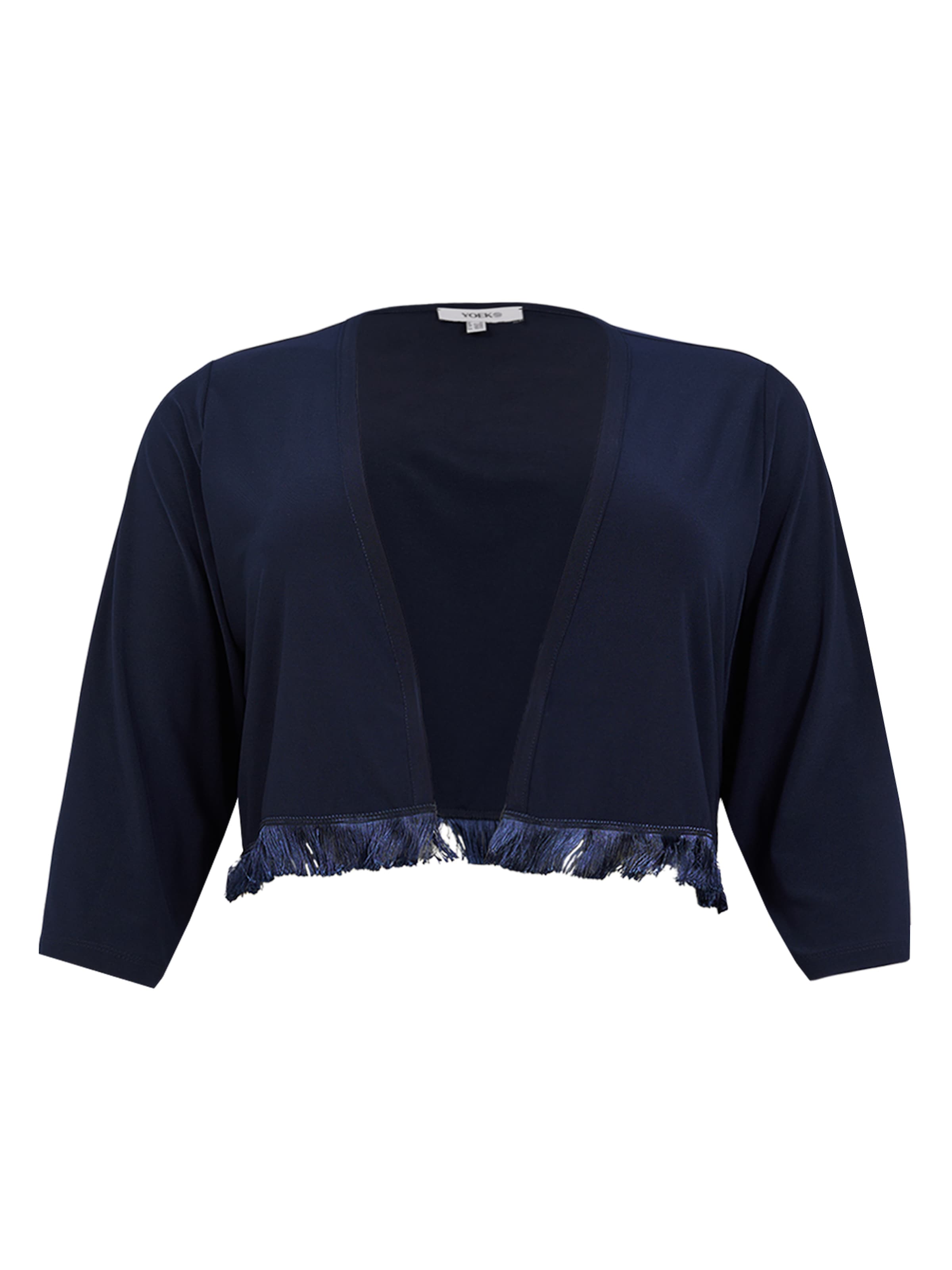 Cardigan YOEK en bleu : devant