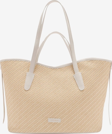 Shopper 'COCCINELLE NEW NEVER WITHOUT' di Coccinelle in bianco: frontale